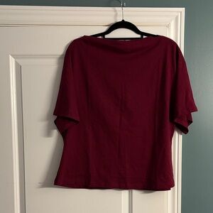 Size XL H&M Maroon Short Sleeve Top